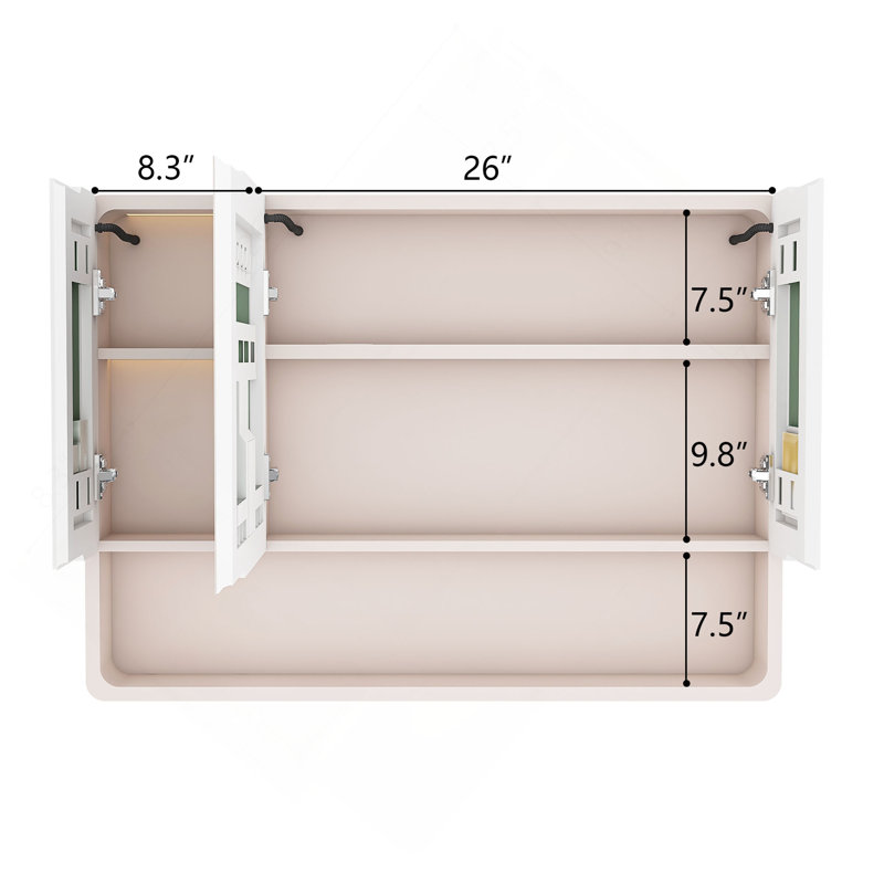 Aluminium Medicine Cabinet Mirror