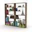 Bibliothèque industrielle à 6 tablettes Furnish Home Store, pour le bureau et le salon modernes-759406804