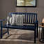 Banc en bois bleu marine pour diverses utilisations intérieures et extérieures afin de répondre à diverses exigences