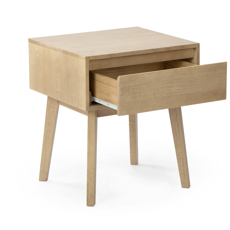  Brubaker Solid Wood Nightstand, Blonde