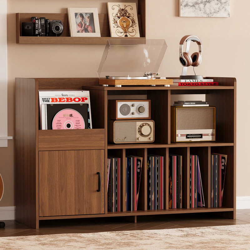 Support pour tourne-disque Mid-Century