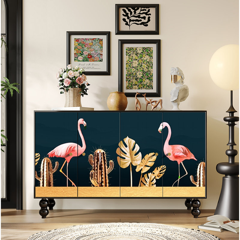 59.1in Four-door Sideboard Cabinet