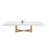 Maximo White Gold Dining Table-42908556
