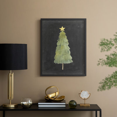 Christmas Glow Collection F Framed Print - Solid Wood