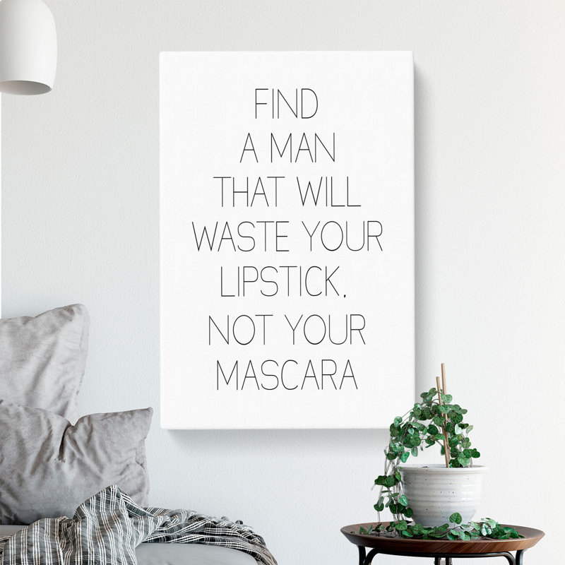 Find A Man - Wrapped Canvas Print, 50cm H x 35cm W x 3cm D