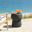 Tables de patio modernes, table d'appoint Mgo