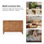 Joyce 114.9cm W Modern 3-door storage Sideboard with Adjustable Shelves-129234215