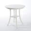 Ensemble bistro 3 pièces White Hdpe, solution de patio polyvalente