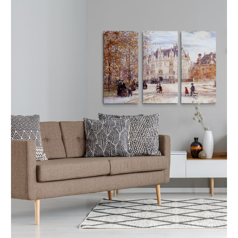 « the fletcher mansion », reproduction d’image multi-pièces de qualité supérieure sur toile, H 32 po x l 48 po x P 1,5 po