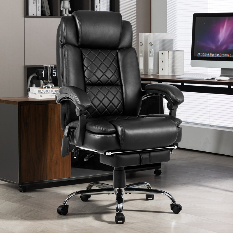Miomir Cotton Executive Chair, Black