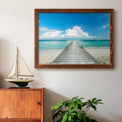 Infinity Pier, reproduction d'art sur toile encadrée