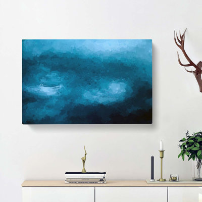 Moody Skies In Abstract - Wrapped Canvas