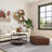 Brody Large Square Coffee Table Pouf in Vegan Faux Leather-64171392