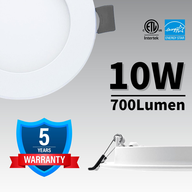 Ensemble d'éclairage encastré 4,75 "Ultra Slim
