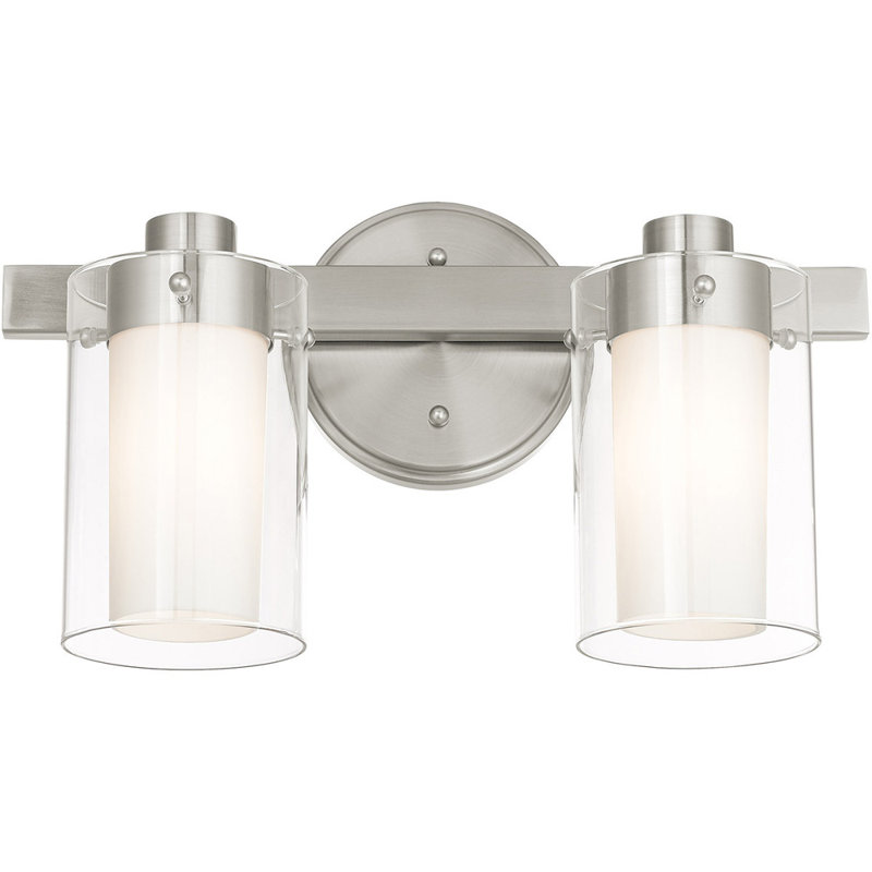Midtown 2 - Light Vanity Light, Brushed Nickel