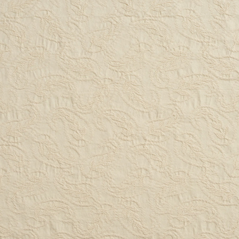 Tissu motif cachemire, Ivoire 1