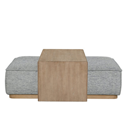Repose-pieds facile à assembler, tissu facile d'entretien, idéal pour les salons et les chambres à coucher
