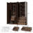 92.5'' H Two-Piece Bookcase With Led Lighting-1859782803