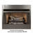 Danny Black Fireplace Insert-2115237951