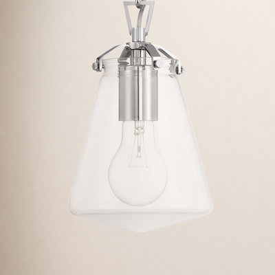 Blair Single Light Glass Dimmable Pendant