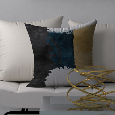 Abstract Reversible Throw Pillow