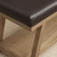 Banc de rangement en similicuir Hahnville-354923450
