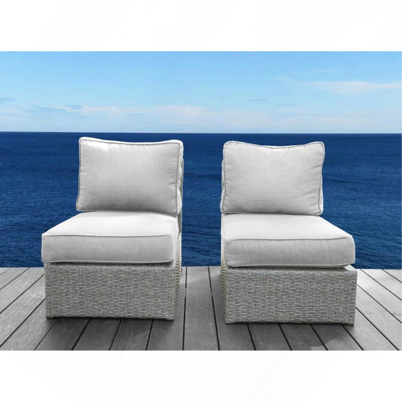 Chaises longues pour patio, Gris