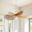 Luminaire suspendu en rotin Whisper Leaf