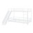 Metal Bunk Bed With Slide And Guardrails-529470371-529470366