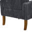 Chaise d'appoint rembourrée moderne et confortable avec tissu en velours côtelé, pieds en bois massif-1596532311-1596467567