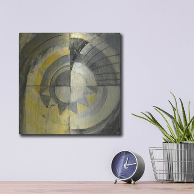Luxe Metal Art 'Reflected 2'  by Albena Hristova Metal Wall Art, 12" x 12"