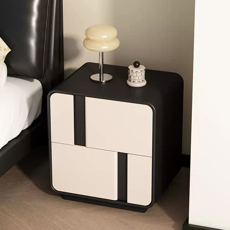 Modern Solid Wood End Table, 19.69" H x 19.69" W x 15.75" D