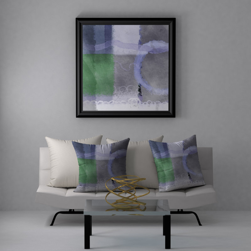 Housse de coussin décorative carrée séduisante U, 18" x 18"