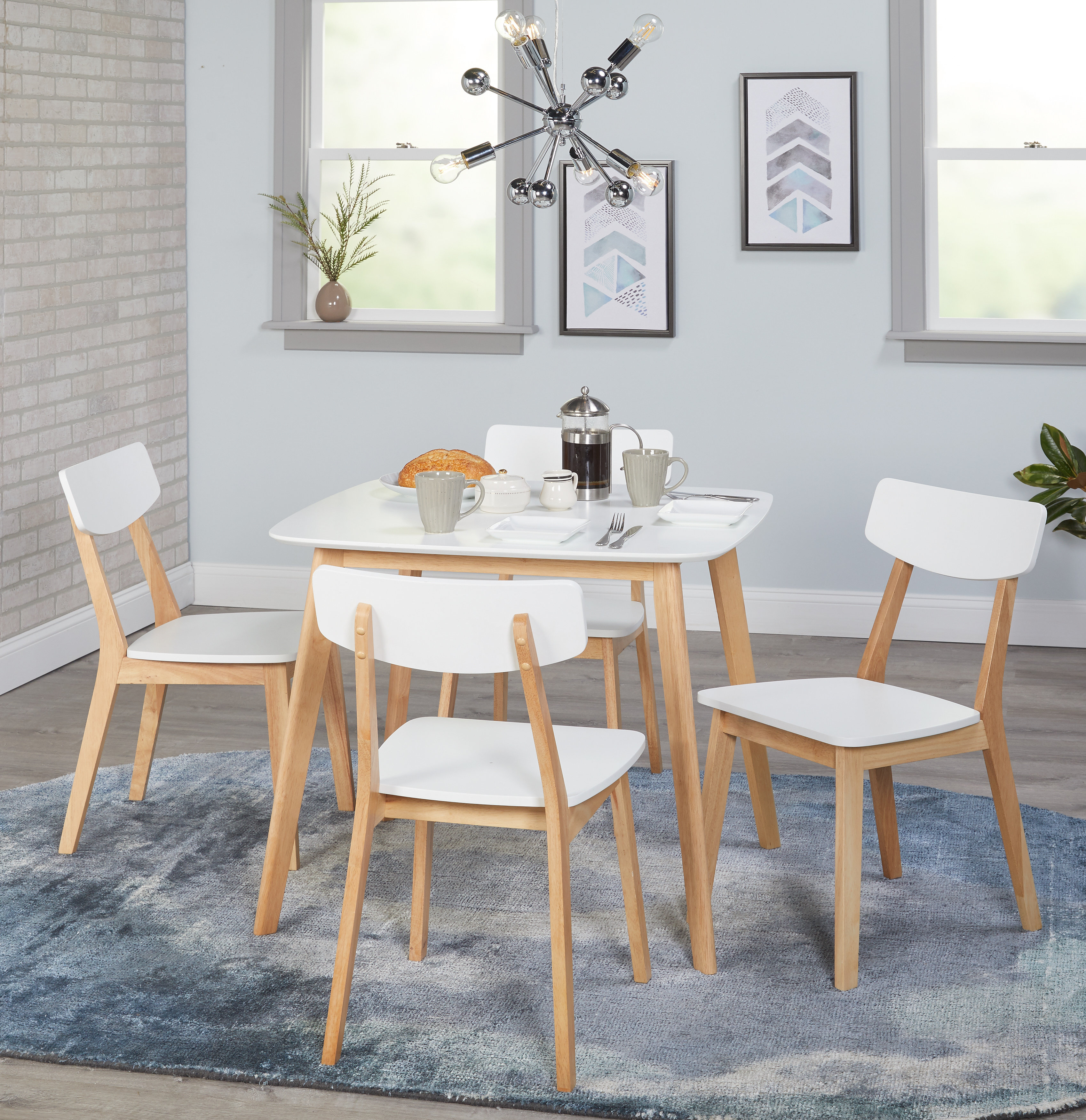 Ebern Designs Epps 5 Piece Dining Set & Reviews | Wayfair