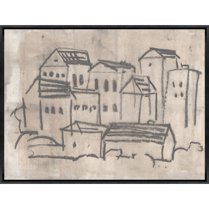 «Townhip» par David Erickson, H 31,5 po x l 41,5 po