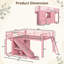 Full Bunk Bed with Built-In Ladder-1948929151