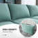 L Shaped Modular Reversible Sofa with Chaise Small Sectional
