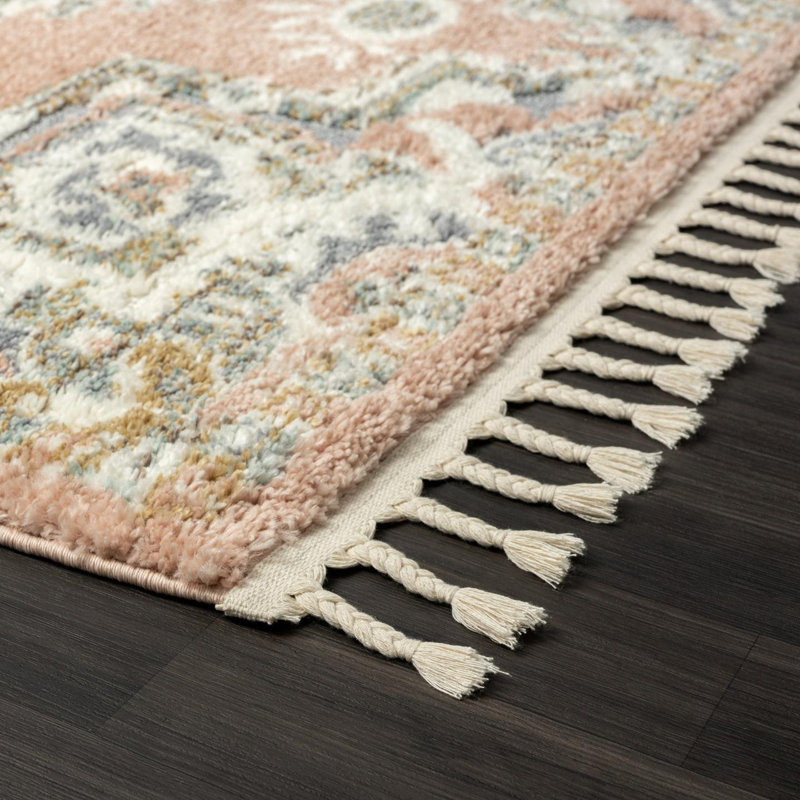 Tapis à motif médaillon Southwestern, Rectangle 8 pi x 10 pi