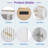 Rolling Fluted Kitchen Island With Drop Leaf, Power Outlet, 4 Doors, 3 Drawers, Curved Edge And Spice Rack