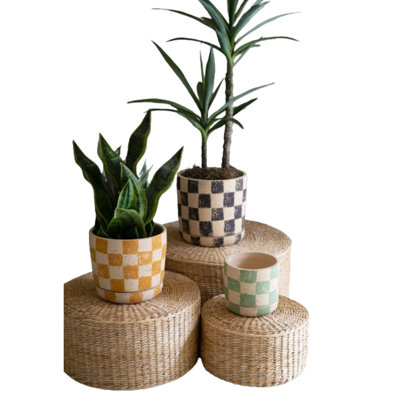Ackworth Handmade Clay Pot Planter - Set of 3