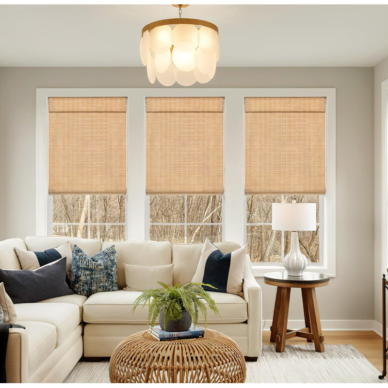 Light Filtering Roman Shade, 39"W x 64"L