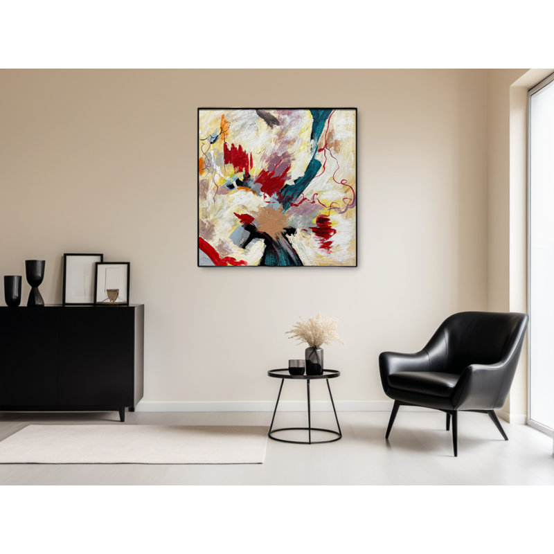 Celestial Harmony Abstract Cosmological Oil Painting