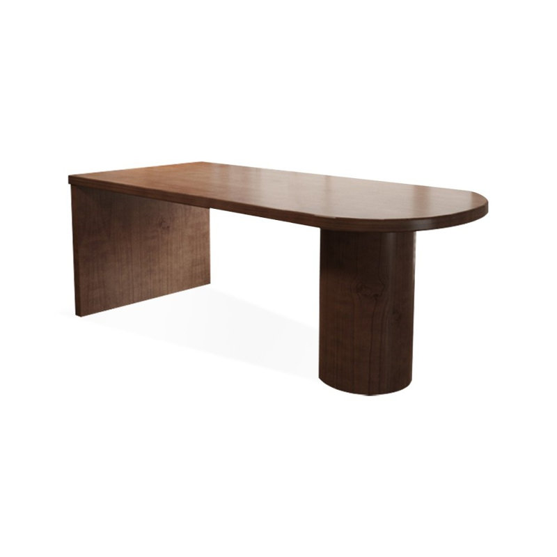 Walnut Rectangular Solid Wood desks, 29.53" H x 70.87" W x 23.62" D