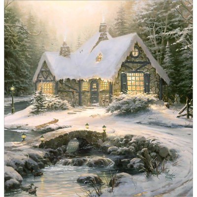 Rideau de douche Thomas Kinkade