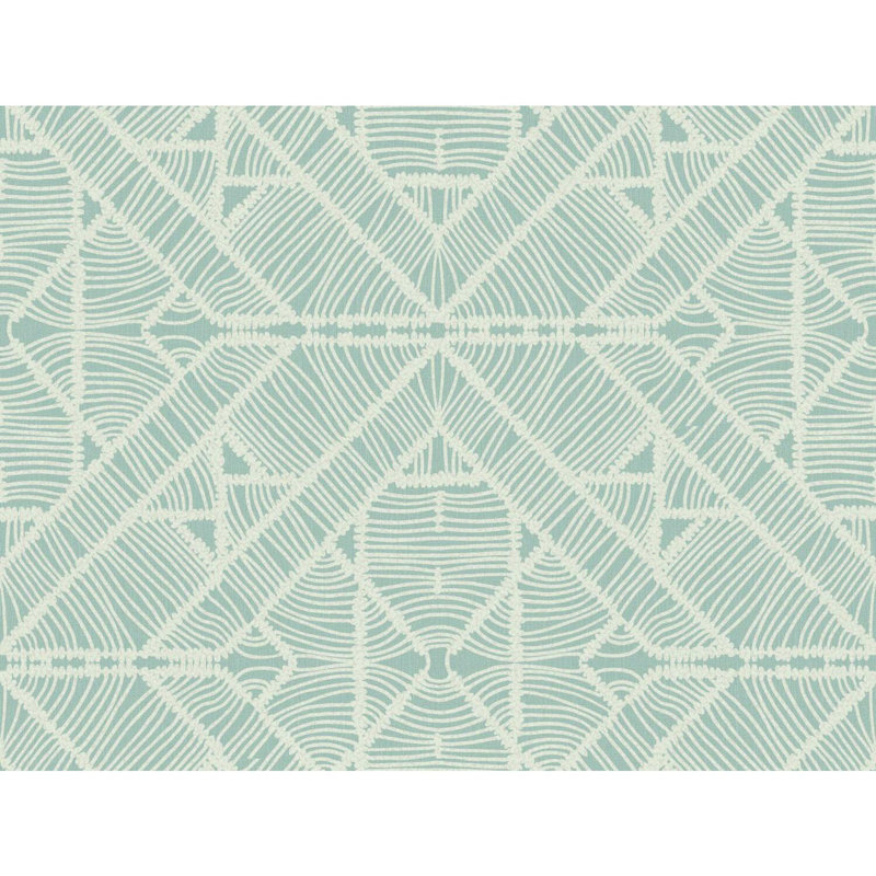 Papier peint diamant diamant, Turquoise