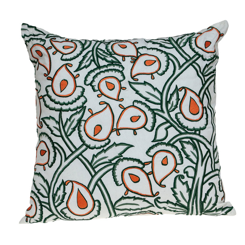 Parkland Collection Celeste White Throw Pillow
