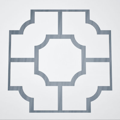 Panneaux de plafond décoratifs en acrylique 66, l 66 7/8 po x H 66 7/8 po x T 1/8 po