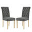 Chaises de salle à manger rembourrées Amby-754356367