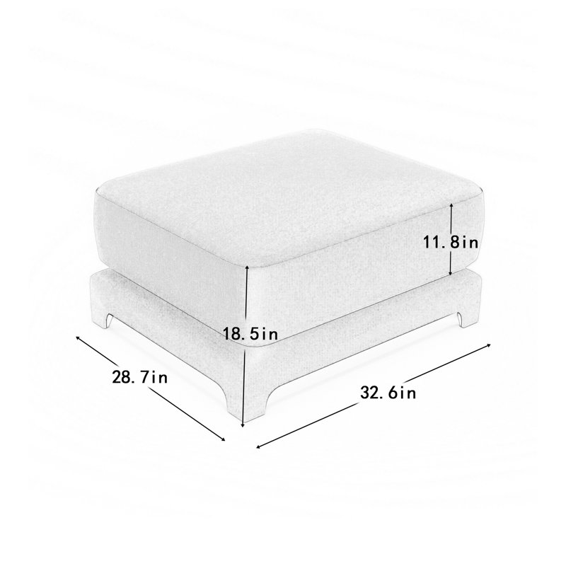 Blue Ottoman Stool | Gift Idea