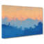Sunrise Over The Mountains In Abstract - Wrapped Canvas Painting-55341606